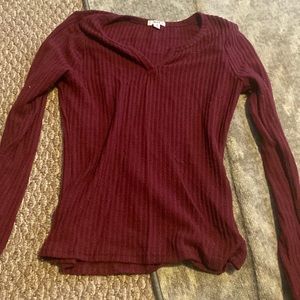 Maroon sweater